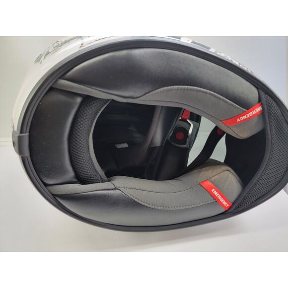 Scorpion EXO-R410 Orchid Graphic Helmet White, Size S - Picture 9 of 11